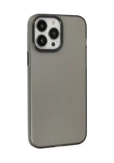 Newface Apple İphone 14 Pro Kılıf Modos Metal Kapak - Siyah Gri
