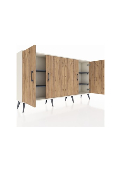 Arges Konsol 4 Raflı 4 Kapaklı 176x30x99 Aytaşı-çam/antrasit Atlas Çam/antrasıt - Aytası Arges Konsol 4 Raflı 4 Kapaklı 176x30x99 Aytaşı-çam/antrasit Atlas Çam/antrasıt - Aytası