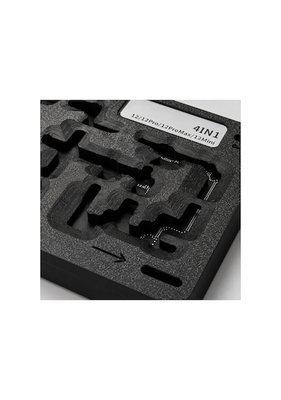 Iphone 12 / 12 Pro / 12 Pro Max / 12 Mini Uyumlu 4'ü 1 Arada Anakart Orta Katman Reballing Lehimleme Kalıbı Platformu