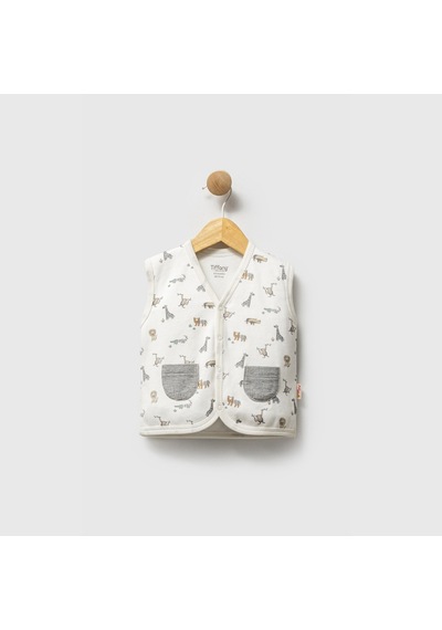 Tiffany Baby & Kids Tiffany Baby Bebek Yelek 32005 Ekru
