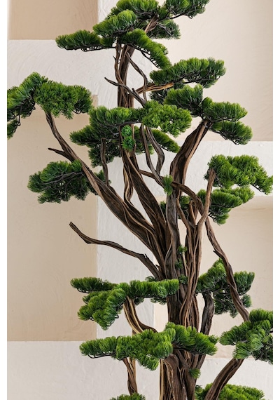 Yapay Büyük Bonsai Ağacı 200 Cm 40 Dal Renkli
