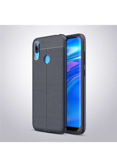 Huawei Y7 Prime 2019 Kılıf Zore Niss Silikon Kapak Lacivert