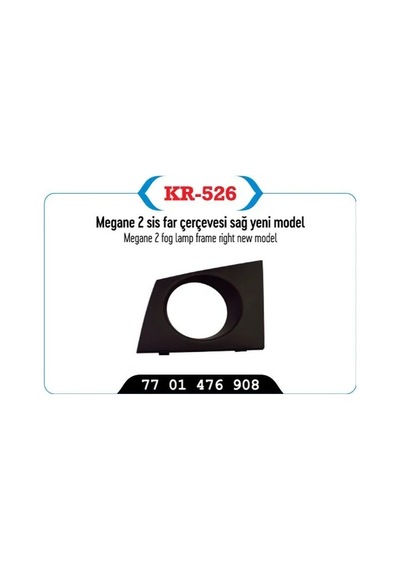Sis Far Çerçevesı Kapağı Sisli Sağ Megane Iı 001