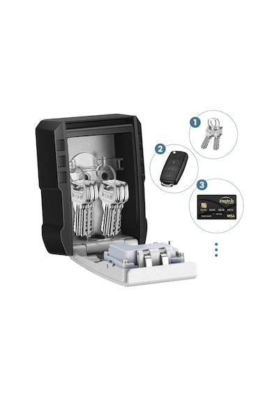 Mühlen Safe Key 11 Geniş Alanlı Şifreli Zırhlı Çelik Anahtar Kasası