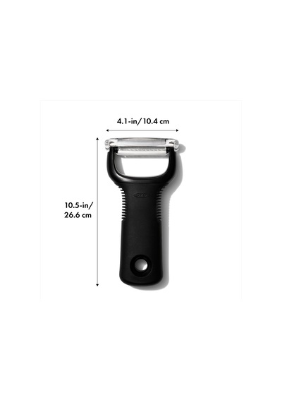 Good Grips Paslanmaz Çelikten Jülyen Şeritler İçin Soyucu, Siyah Diğer