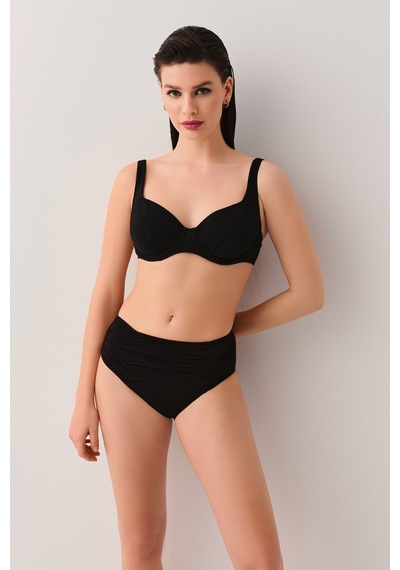 Suwen Drapeli Bikini Alt Sbn26995012 Siyah