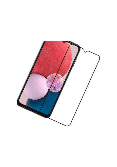 AnındaGelir Samsung Uyumlu Galaxy A13 Siyah 5D Tam Kaplayan Ekran Koruyucu Cam