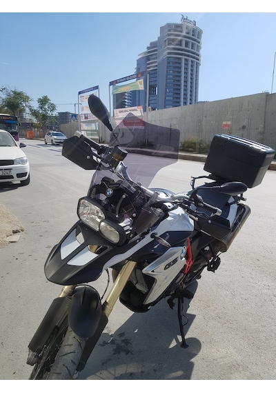 Bmw F800 F650 Uyumlu Uzun Cam Koyu Füme 45Cm 4Mm Zeus