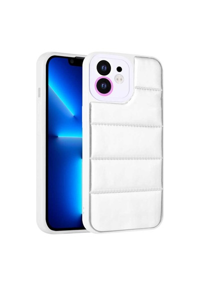 Lexroo Apple iPhone Uyumlu 12 Kılıf Kamera Korumalı Airbagli Renkli Seksek Kılıf - Gümüş