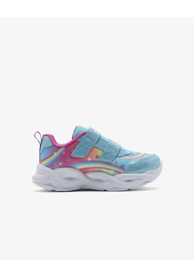 Skechers Twisty Glow Küçük Kız Çocuk Mavi Spor Ayakkabı 303718n Tqmt Mavi