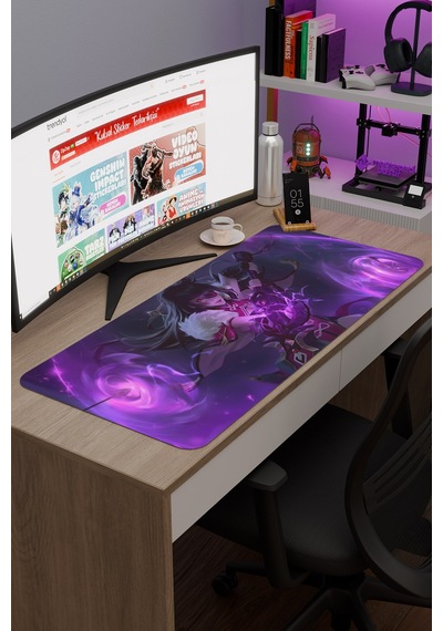 Beidou Genshin Impact Anime Gacha V3 - 90x40 Xxl Gaming Mouse Pad Fare Altlığı