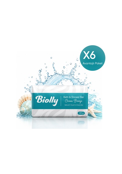 Biolly Ocean Breeze Katı Sabun 150 Gr 48'li Paket Okyanus