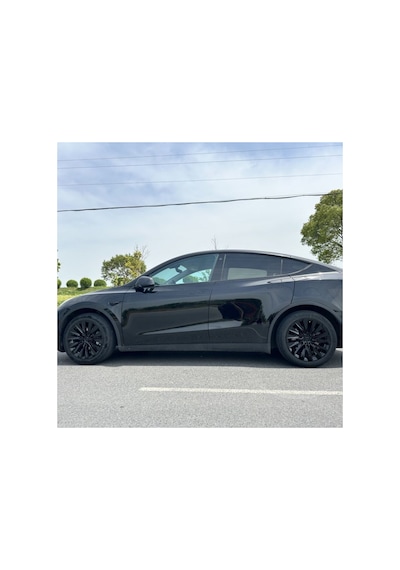 Red Lion Parts Tesla Model Y 2023-2025 Uyumlu 19 İnç Uberturbine Stil Jant Kapağı Seti - Mat Siyah