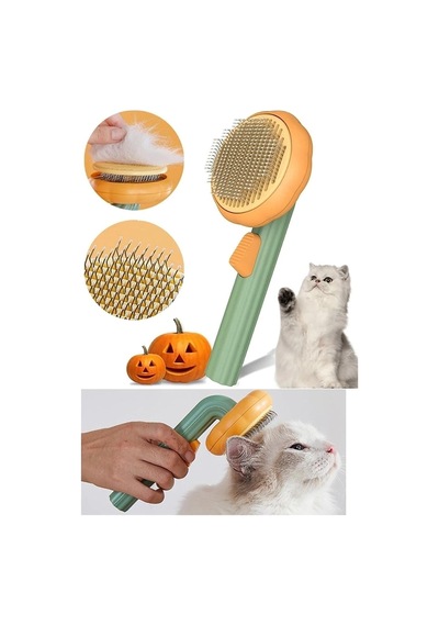 Otomatik Temizlenen Tuşlu Evcil Hayvan Fırçası Kedi Köpek Tüy Toplayıcı Tarak Kabak Tarak Otomatik Temizlenen Tuşlu Evcil Hayvan Fırçası Kedi Köpek Tüy Toplayıcı Tarak Kabak Tarak