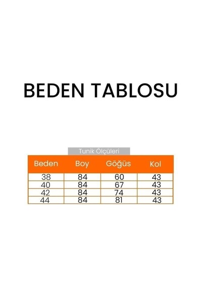 Bestenur Armalı Yırtmaç Detay Tunik 1665 - Lacivert Lacivert