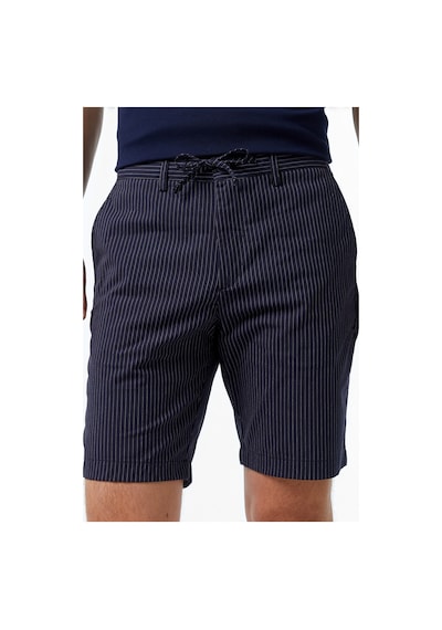Lacoste Men's Slim Fit Navy Bermuda Shorts Erkek Dar Kesim Pamuk Bermuda Şort Lacivert