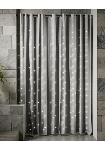3x3 Led Şelale Perde Işık Xuczzz3x3perdeledd-4 Çok Renkli