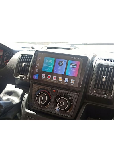 Fiat Ducato Araç Multimedya Android Ekran Carplay Navigasyon Double Teyp 4+64 9" 06-11 Black Blueway