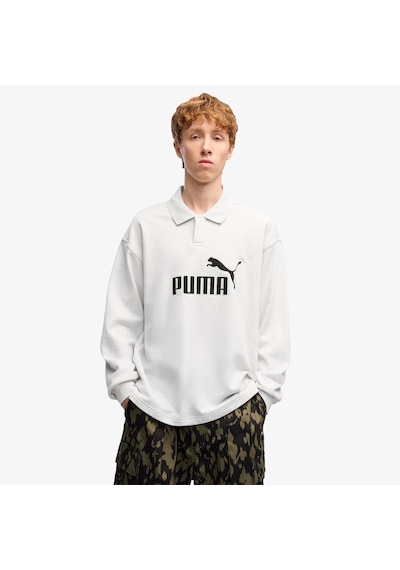 Puma Essential Elevated No 1 Relaxed Erkek Beyaz Polo 636716 Çok Renkli
