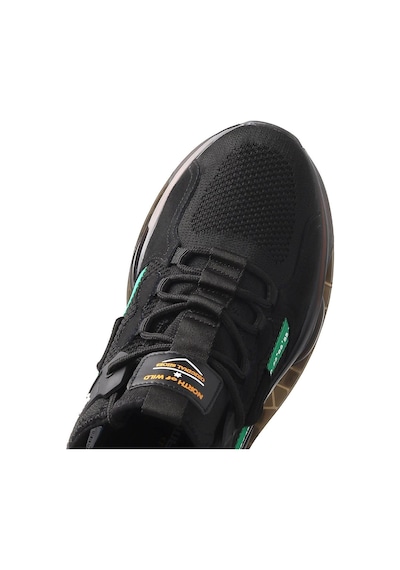 Aırboos Erkek Sneakers - Sıyah Yesıl 001