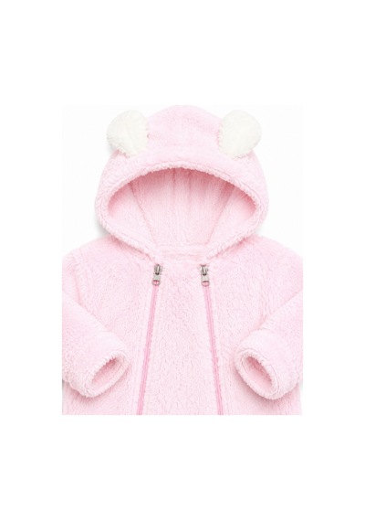 Chicsy Baby Tatlı Tavşan Kulaklı Çift Fermuarlı Welsoft Bebek Tulumu Kapüşonlu Peluş Kışlık Unisex Tulum Pembe Chicsy Baby Tatlı Tavşan Kulaklı Çift Fermuarlı Welsoft Bebek Tulumu Kapüşonlu Peluş Kışlık Unisex Tulum Pembe