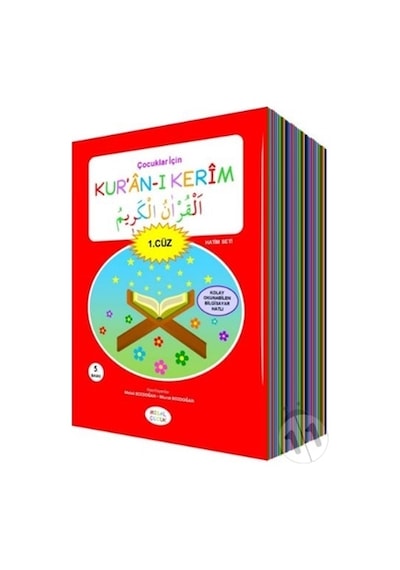 Çocuklar için Kuranı Kerim Seti 30 Cüz Takım Çantalı
