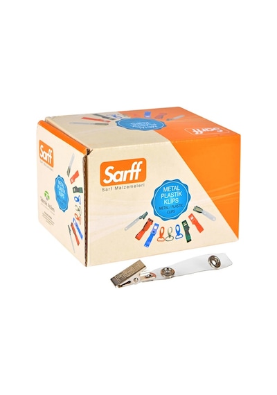 Sarff Kart Klipsi Metal Maşalı Şeffaf 15311001