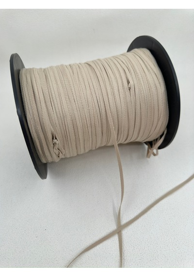 4 Mm Askılık Grogren Şerit 5 Metre - Bej