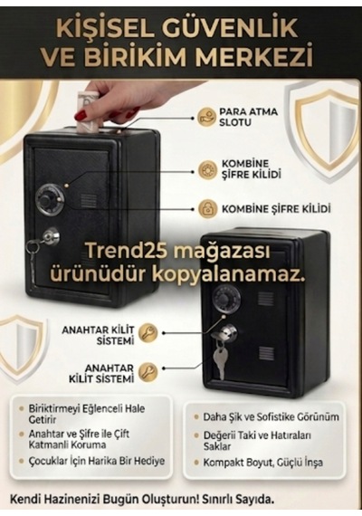 Şifre Detaylı Anahtarlı Kilitli Paramatik