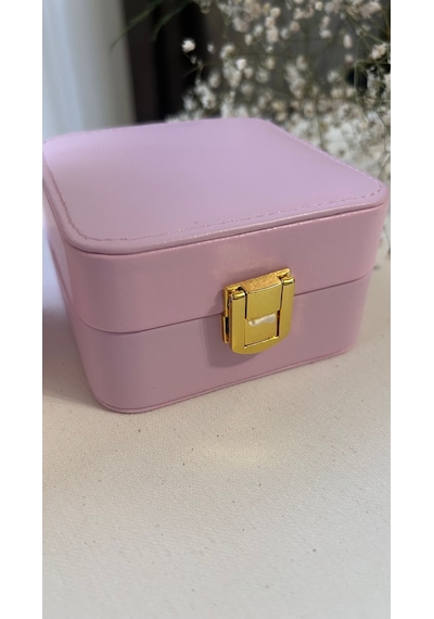 Takı Kutusu Pembe Renk Seyahat Boy