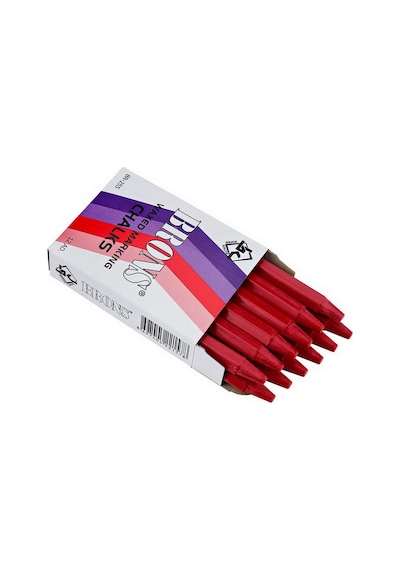 Yağlı Marka Tebeşir Kırmızı 12 Li  Br-255