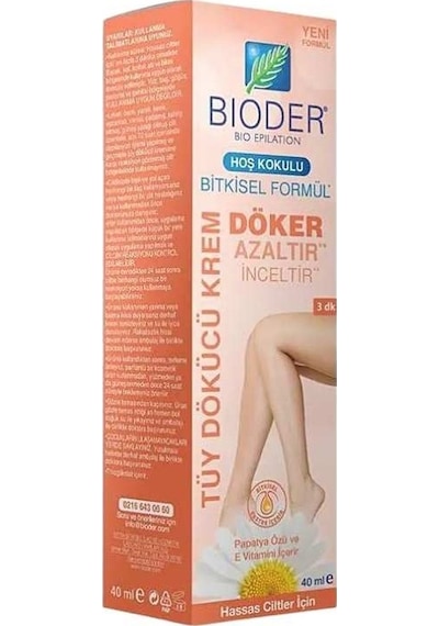Bioder Tüy Dökücü Krem 4 x 40 ML