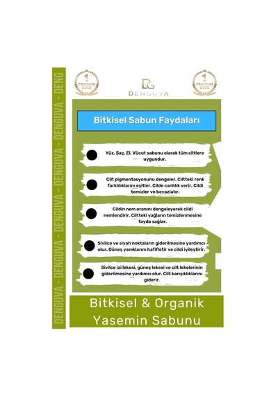 %100 Doğal Güzel Kokulu El Yüz Saç Vücut Cilt Orijinal Yasemin Sabunu - 1 Adet Karışık