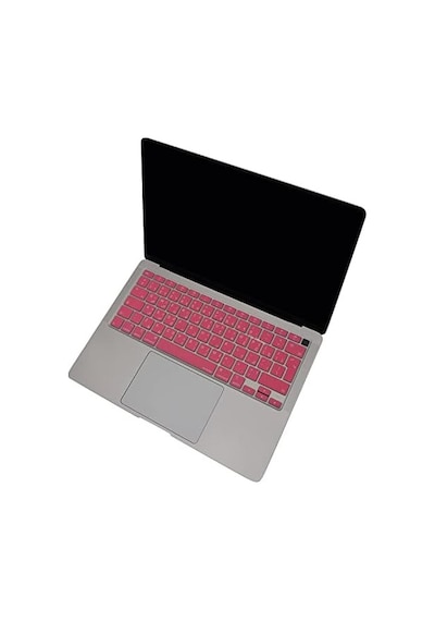 Macbook Air Klavye Koruyucu Arapça Baskılı Uk Iso Ters L Enter Uyumlu A1932 A2179 A2337 M1 Avrupa İngilizce Silikon Keyboard Cover Açık Pembe Açık Pembe