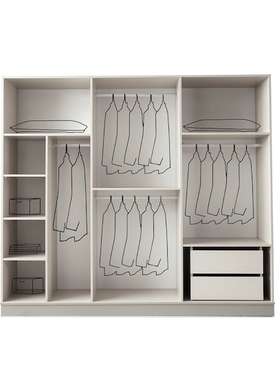 Hazal Mdf 6 Kapılı Dolap