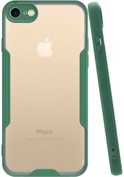Apple Uyumlu iPhone 7 Kapak Colorful Kamera Korumalı Silikon Kılıf