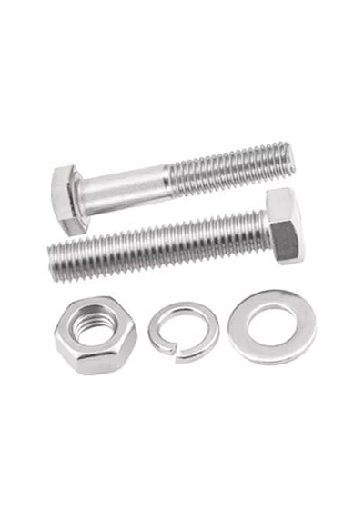 Akb M8x120mm Altıköşe Altıgen,anahtar Başlı Vida , Somun , Rondela Ve Yaylı Pul 3 Takım Rf146 M8x120