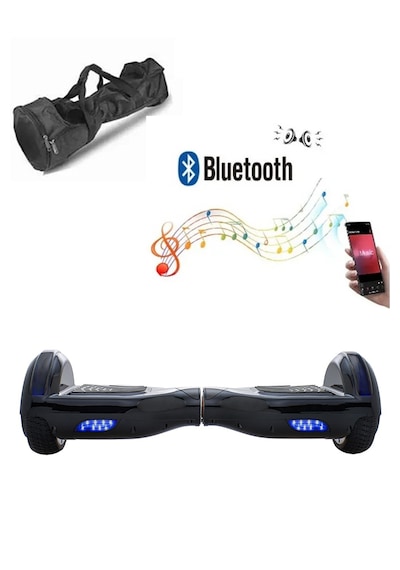 Citymate Hoverboard Elektrikli Kaykay Bluetooth Çantalı 6.5 Siyah