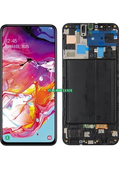 Samsung Uyumlu Galaxy A50 A505F Lcd Ekran Dokunmatik Çıtalı (367935789)