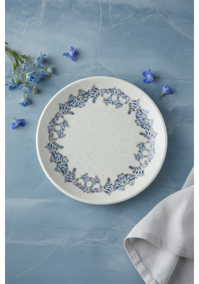 12'li Valencia Pasta Tabak 19cm Dijital Valeria-a Rinart Krem