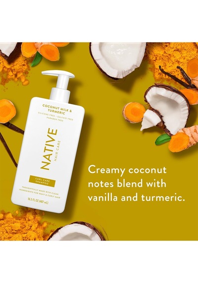 Native Coconut Milk & Turmeric Bukle Belirginleştirici Şampuan 487ml Tüm Saçlar