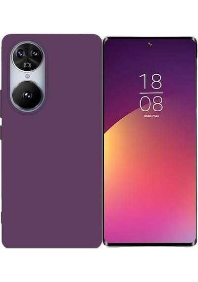 Reeder S19 Max Pro S Edge Silikon Kılıf - Pastel Renk Tonu Esnek Tam Koruma Kapak - Mor