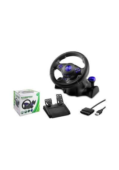 Hadron Vw9803 Oyun Direksiyon Seti Ps3 & Ps2 & Pc Uyumlu