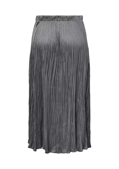 Only Onllina Midi Plisse Kadın Etek 15340469 Gri