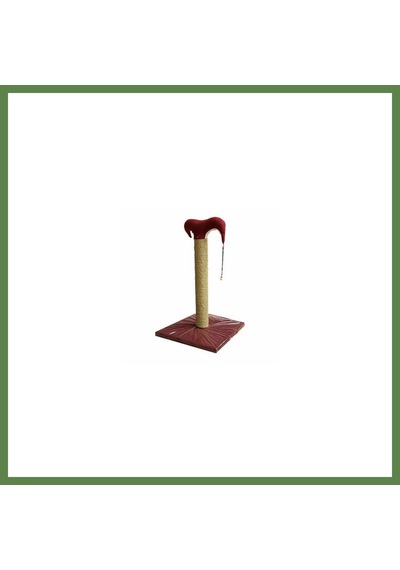 Bezos İnce Kedi Tırmalama Tahtası 50 Cm Bordo Hb006