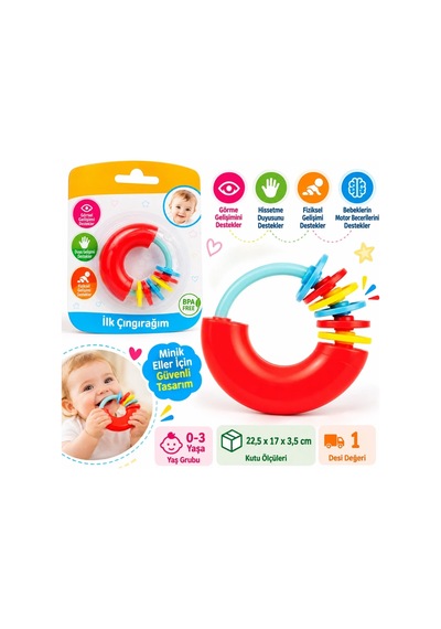 Ers Ae-1810 İlk Çıngırağım Çok Renkli