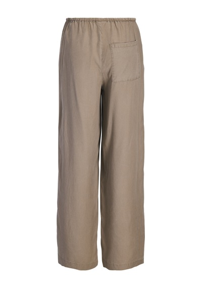 Jack & Jones Kadin Beli Lastikli Baglama Detayli Pantolon - Sigrid - 12289009 Feather Gray