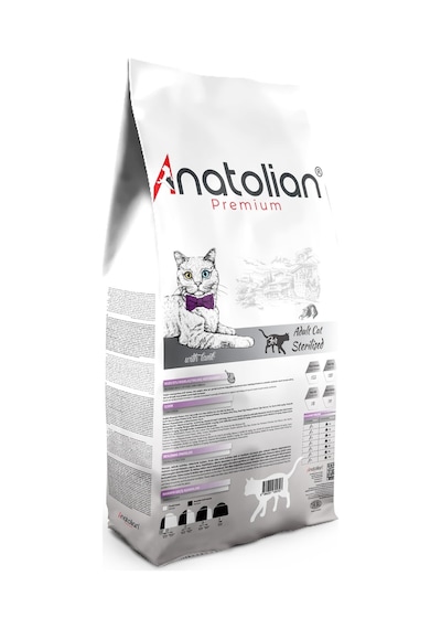Anatolian Premium Sterilised Lamb Kuzu Etli Yetişkin Kedi Maması 10 KG