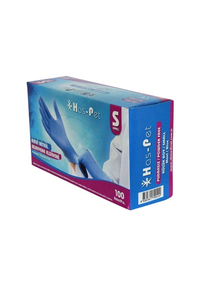 Pudrasız Mi Nitril Eldiven Küçük Boy S 100 Lü Paket