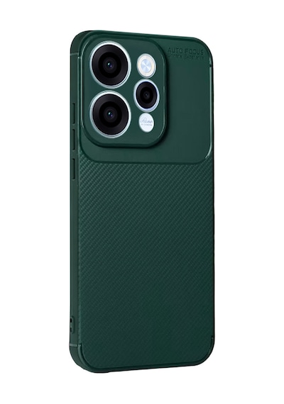 Adige Oppo Reno 15 F Kılıf Negro Karbon Desen Silikon